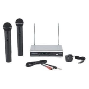 Samson Stage 266 - 2 draadloze handheld microfoons met een ontvanger