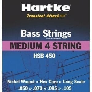 Hartke BS MEDIUM 4S - Snarenset voor een 4-snarige elektrische basgitaar
