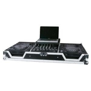 DAP DCA-PIO5 - Flightcase voor 1 mixer en 2 CD-speler (met RGB LED's)