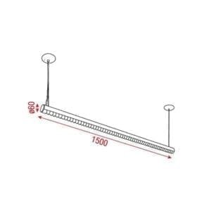 Artecta Kansas-135L - Hangende plafondlamp-28831