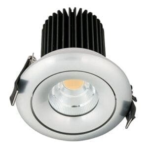 Artecta Braz-2R ALU WW - Inbouw plafondspot met een 12W warm witte LED (aluminium behuizing)