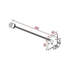 Artecta Torino-L recessed - LED muurlamp met een zwanenhals