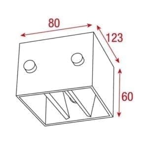 Artecta Malta-1 - Muurspot-28949