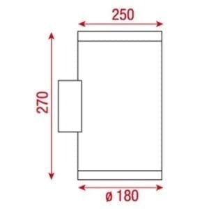 Artecta Dover-L - Muurspot-26679