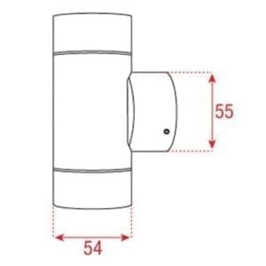 Artecta Alabama-3D - Dubbele LED muurspot-26748