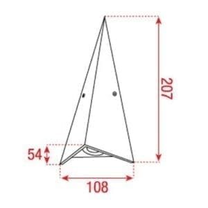 Artecta Bergamo-2 WW - LED muurspot met een 7W warm witte LED