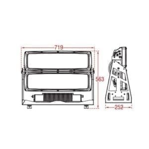 Artecta Faro Wash-180 RGBW - RGBW LED wash (IP66)-26819