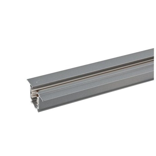 Artecta 3-fase track met een rand (1000 mm), zilvergrijs _Uit assortiment J&H licht en geluid 3 Artecta 3-fase track met een rand (1000 mm), zilvergrijs _Uit assortiment J&H licht en geluid 3