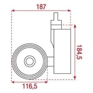 Artecta Milano-3B70 - Plafondspotje met een 3-fase track adapter, zwart-27013