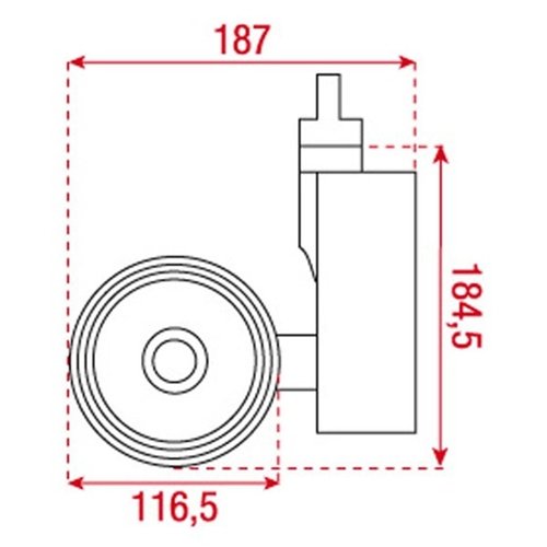 Artecta Milano-3W100 – Plafondspotje met een 3-fase track adapter, wit _Uit assortiment J&H licht en geluid 3 Artecta Milano-3W100 – Plafondspotje met een 3-fase track adapter, wit _Uit assortiment J&H licht en geluid 3