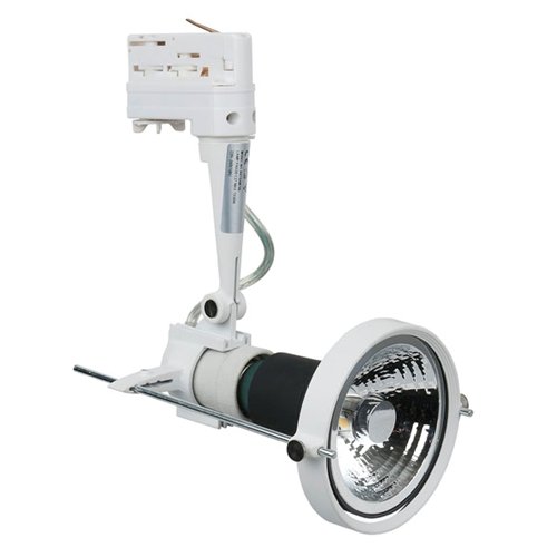 Artecta Rimini-30W – Plafondspotje met een 3-fase track adapter, wit _Uit assortiment J&H licht en geluid Artecta Rimini-30W – Plafondspotje met een 3-fase track adapter, wit _Uit assortiment J&H licht en geluid