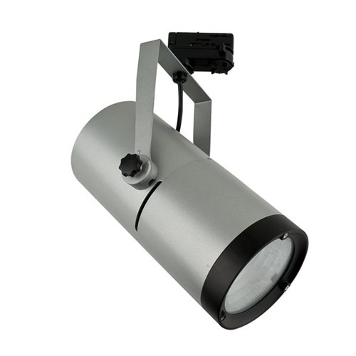 Artecta Monaco-4S45 – Plafondspotje met een 3-fase track adapter, zilvergrijs _Uit assortiment J&H licht en geluid Artecta Monaco-4S45 – Plafondspotje met een 3-fase track adapter, zilvergrijs _Uit assortiment J&H licht en geluid