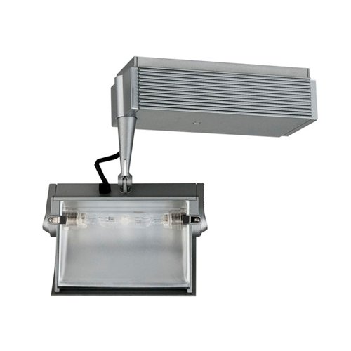Artecta Zürich-1S – Wallwasher met een 3-fase track adapter, zilvergrijs _Uit assortiment J&H licht en geluid Artecta Zürich-1S – Wallwasher met een 3-fase track adapter, zilvergrijs _Uit assortiment J&H licht en geluid