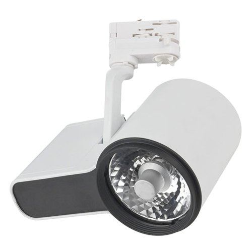 Artecta Monza-70W – Plafondspotje met een 3-fase track adapter, wit _Uit assortiment J&H licht en geluid Artecta Monza-70W – Plafondspotje met een 3-fase track adapter, wit _Uit assortiment J&H licht en geluid