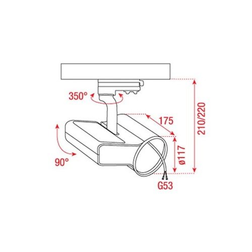 Artecta Alta-111 S electronic – Plafondspotje met een 3-fase track adapter, zilvergrijs _Uit assortiment J&H licht en geluid 3 Artecta Alta-111 S electronic – Plafondspotje met een 3-fase track adapter, zilvergrijs _Uit assortiment J&H licht en geluid 3