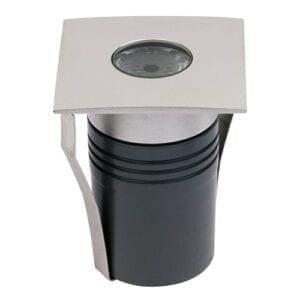 Artecta Panama-SQWW - LED grondspotje met een 2W warm witte LED