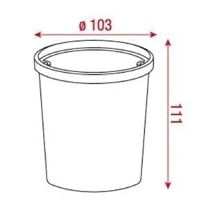 Artecta Victoria-B - LED grondspotje met blauwe LED's-30186