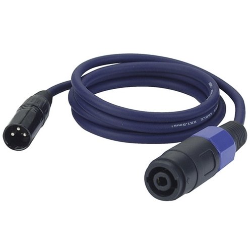 DAP Speaker verloopkabel, Speaker female – XLR male, 150 cm _Uit assortiment J&H licht en geluid DAP Speaker verloopkabel, Speaker female – XLR male, 150 cm _Uit assortiment J&H licht en geluid