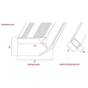 Artecta Stairnose alu 45 - Trapneusprofiel-27806