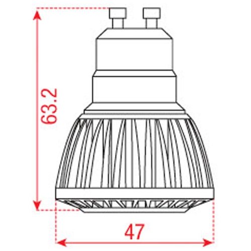 Artecta Retro LED Ares MR16 lamp met een GU10 fitting (5 Watt) _Uit assortiment J&H licht en geluid Artecta Retro LED Ares MR16 lamp met een GU10 fitting (5 Watt) _Uit assortiment J&H licht en geluid