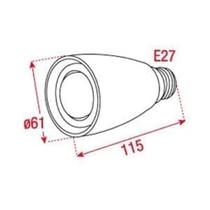 Artecta Retro LED Par20 E27 10W (neutraal wit)-30304