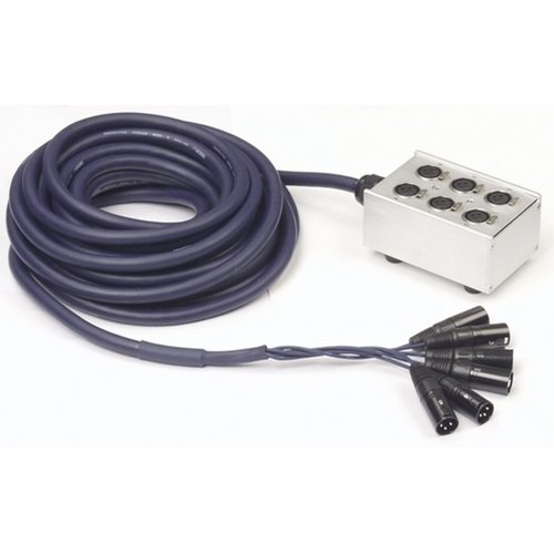 DAP Stagesnake, 6-weg, 10 meter _Uit assortiment J&H licht en geluid DAP Stagesnake, 6-weg, 10 meter _Uit assortiment J&H licht en geluid