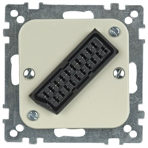 DMT MTP-2 Bevestigingsplaat voor Scart connector _Uit assortiment J&H licht en geluid DMT MTP-2 Bevestigingsplaat voor Scart connector _Uit assortiment J&H licht en geluid