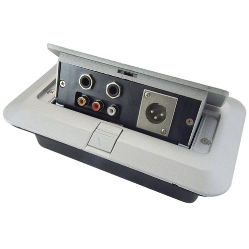 DMT PMP-2 Pop-up Multimedia paneel – 2x Jack, 3x RCA, 1x XLR M _Uit assortiment J&H licht en geluid DMT PMP-2 Pop-up Multimedia paneel – 2x Jack, 3x RCA, 1x XLR M _Uit assortiment J&H licht en geluid