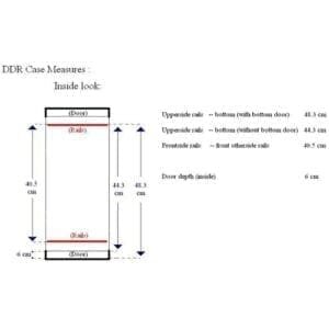 Accu-Case DDR4 Dubbele deksel rackcase, 4 HE-344