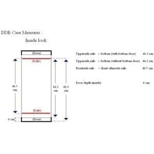 Accu-Case DDR-PRO8 Professionele dubbel deksel rackcase, 8 HE