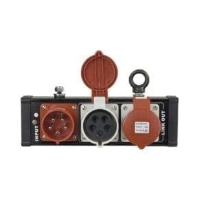 Showtec Breakout Bar 8, 5-pins CEE 32A - 2 x 5-pins CEE 32A