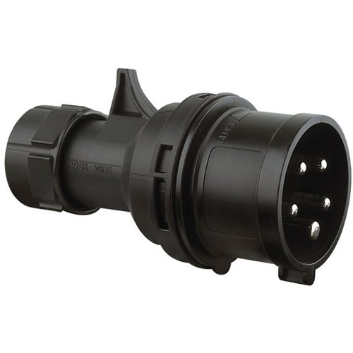 Showtec CEE 5-polige 16A male connector Twist zwart _Uit assortiment J&H licht en geluid Showtec CEE 5-polige 16A male connector Twist zwart _Uit assortiment J&H licht en geluid