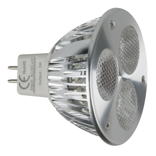 Showtec LED MR16 lamp Warm Wit, 3 x 1W led, GU5.3 fitting _Uit assortiment J&H licht en geluid Showtec LED MR16 lamp Warm Wit, 3 x 1W led, GU5.3 fitting _Uit assortiment J&H licht en geluid