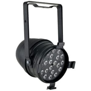 Showtec LED Par 64 Kort, 21 x 3W RGB LEDs, Zwart