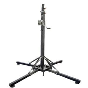 Showtec LT-125/5 Wind-Up Statief, 1,70 - 5,30 meter, max. 125 kg