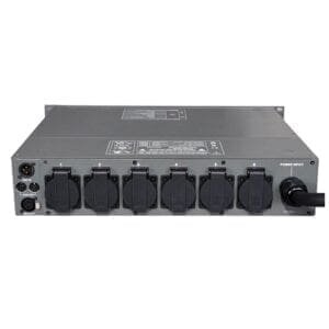 Showtec MPX-616 6-kanaals dimmer, Schuko uitgangen