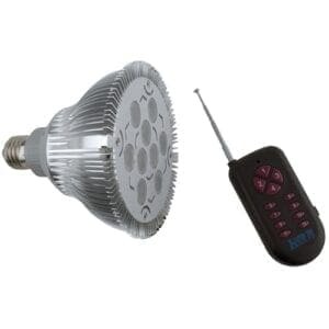 Showtec Par 38 LED lamp RGB 30, 9 x 3W leds, E27 fitting