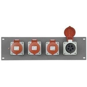 Showtec PDP-164 19 inch paneel met 4 5-pins CEE 16A aansluitingen-4738