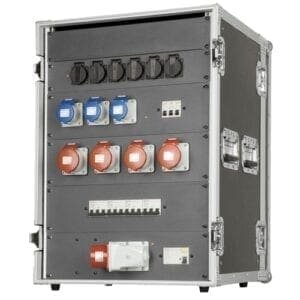 Showtec PDP-166, 19 inch paneel met 6 Schuko aansluitingen-4748