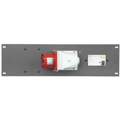 Showtec PDP-321F 19 inch paneel met een 5-pins CEE 32A ingang en een circuitbreaker _Uit assortiment J&H licht en geluid Showtec PDP-321F 19 inch paneel met een 5-pins CEE 32A ingang en een circuitbreaker _Uit assortiment J&H licht en geluid