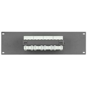 Showtec PDP-F4323 19 inch paneel met 4 3-fase 32A circuitbreakers