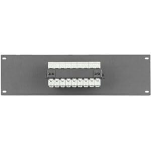 Showtec PDP-F9161 19 inch paneel met 9 1-fase 16A circuitbreakers