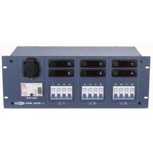 Showtec PSA-3212S Krachtstroomverdeler, 5-pins CEE 32A - 13 x Schuko