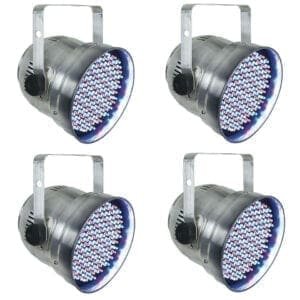 Showtec LED Par 56 ECO, Polished - Set van 4 stuks