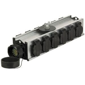 Showtec Socapex naar 12 x Schuko splitter