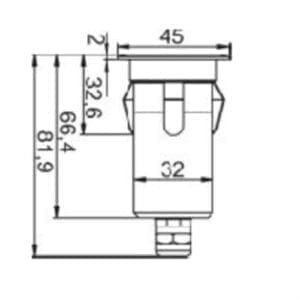 JB Systems LED Nano Wash IP68 BLUE-7121