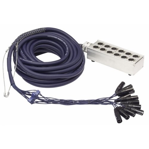 DAP 12-weg XLR Stagesnake 15m _Uit assortiment J&H licht en geluid DAP 12-weg XLR Stagesnake 15m _Uit assortiment J&H licht en geluid