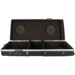 DAP ABS DJ flightcase voor 2 draaitafels en een 10