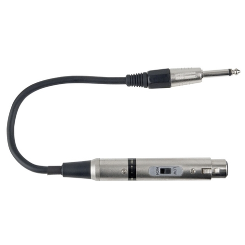 DAP adapter, Jack Male – XLR Female, met impedantie aanpassing _Uit assortiment J&H licht en geluid DAP adapter, Jack Male – XLR Female, met impedantie aanpassing _Uit assortiment J&H licht en geluid