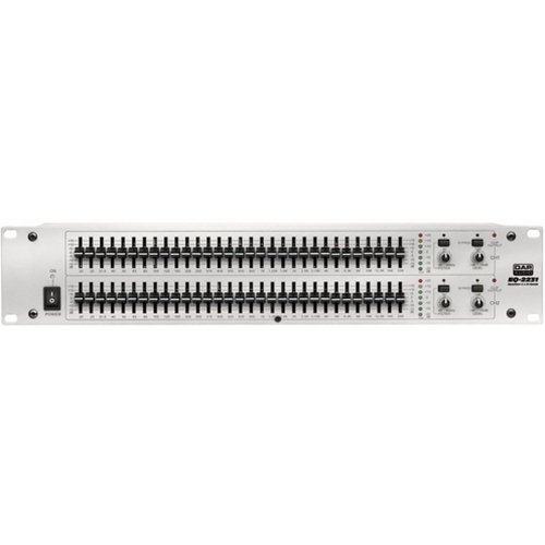 DAP EQ-2231 grafische Equalizer, 2 x 31 Band _Uit assortiment J&H licht en geluid DAP EQ-2231 grafische Equalizer, 2 x 31 Band _Uit assortiment J&H licht en geluid